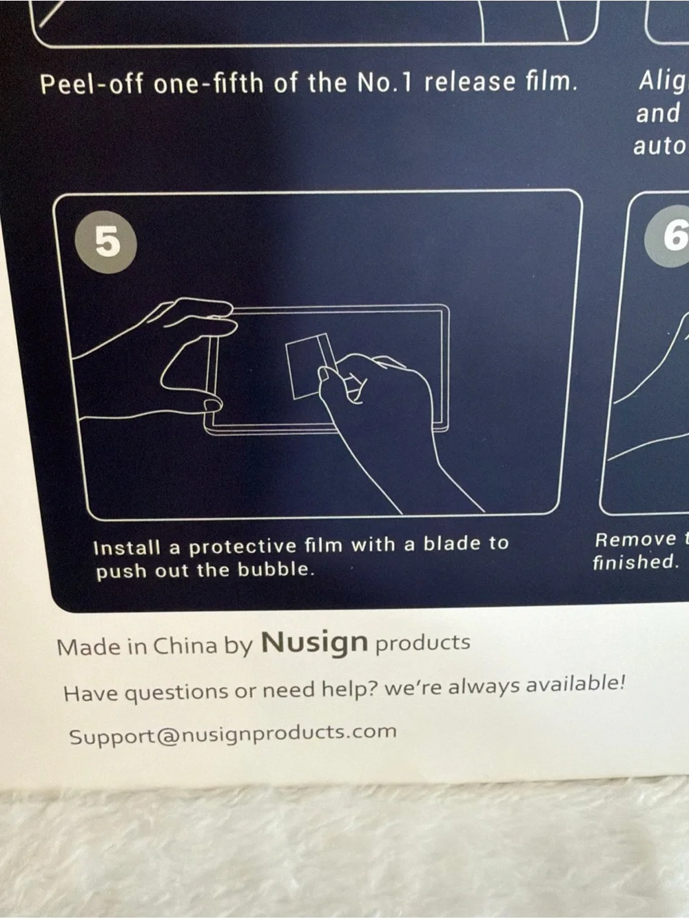 White Screen Protector for Tablets (2 PCS)